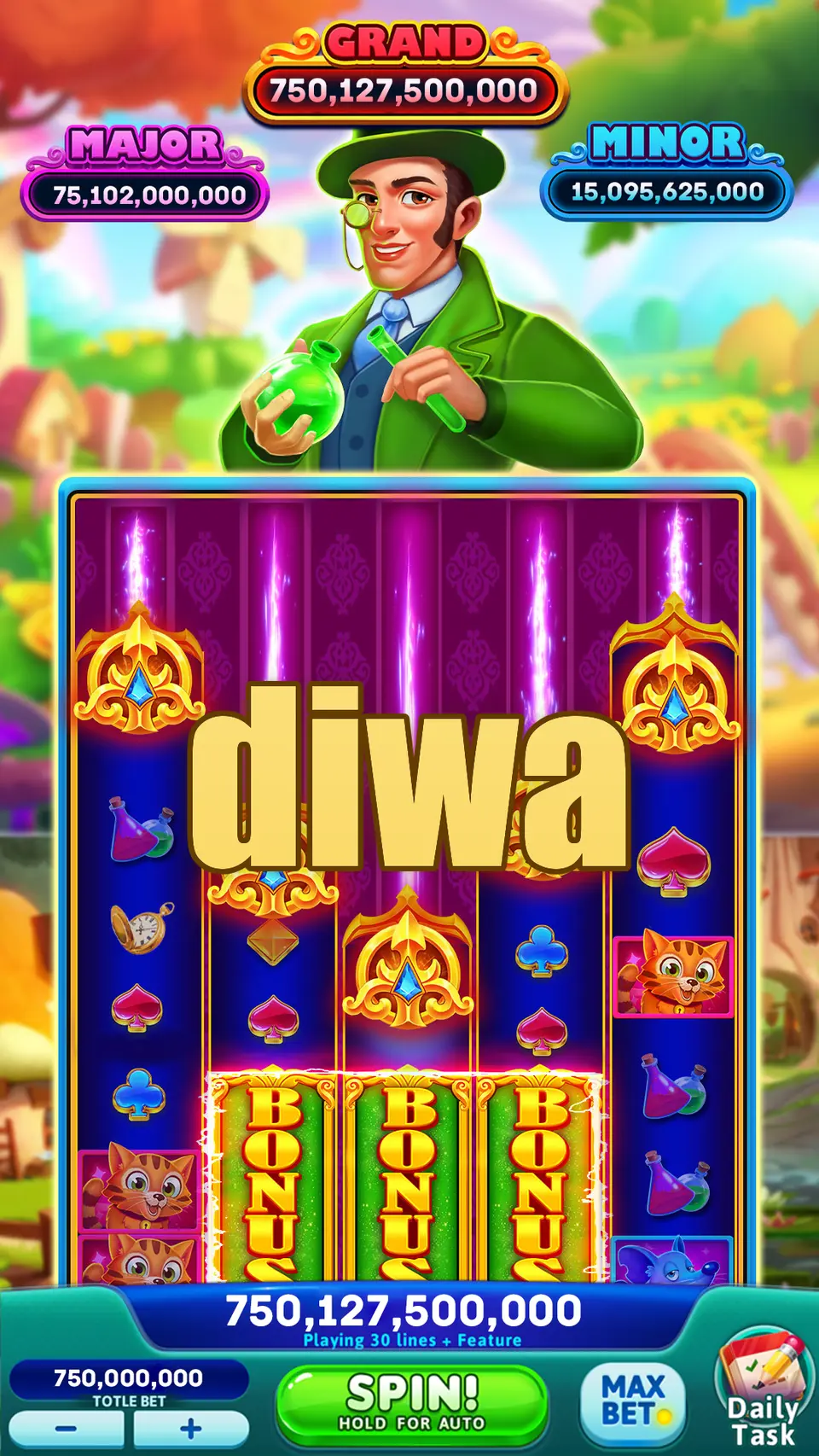diwa Tangkapan Layar Resmi APK